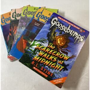 Goosebumps Horror Series Lot 5 Paperback Books